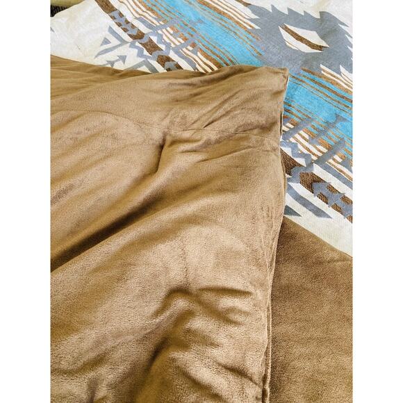 Carstens Comforter Bedding Lodge Double Twin Southwest Aztec Rustic Badlands Blu - Picture 9 of 10